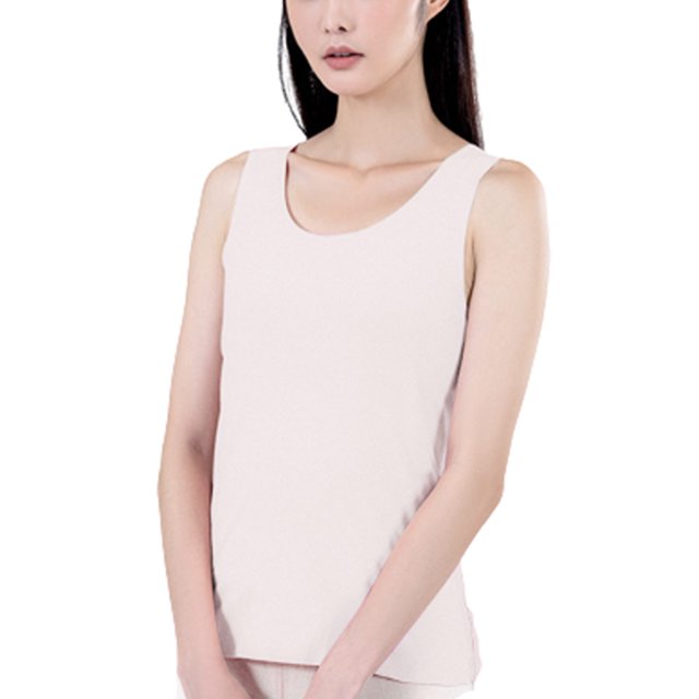 Minnieouse Ropa interior térmica Tops sin costuras espesado Color sólido cómodo invierno hogar escuela ropa interior chaleco cálido ropa Ropa interior Color de piel Mujer L Minnieouse AP013709-03