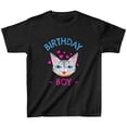 thumbnail image 2 of Cute Birthday Shirt Boy Cute Boys Kitty Cat Shirt Birthday Shirts Birthday Boy Clothes, 2 of 6