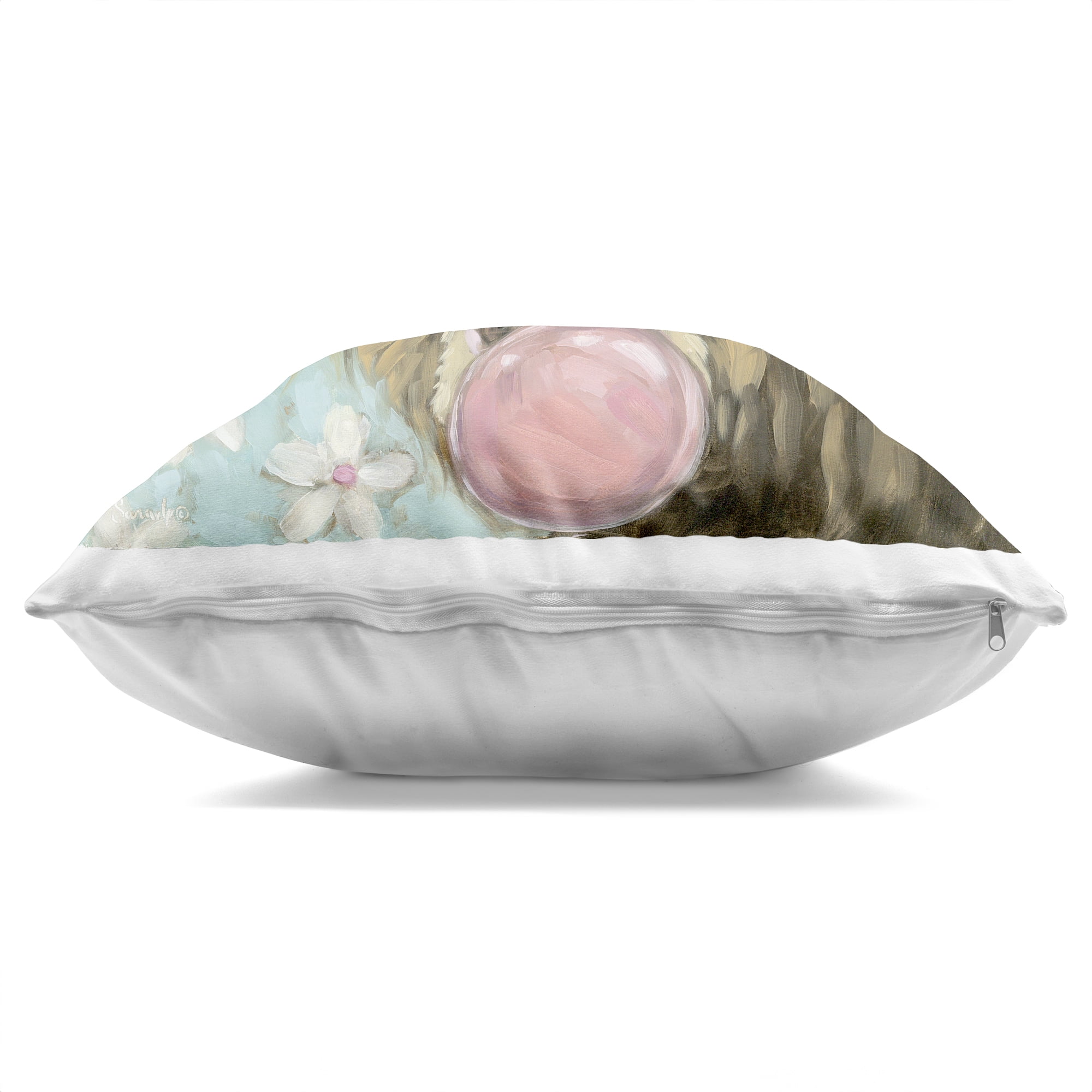 Stupell Industries Bubblegum Sweetie Cattle Decorative Printed Throw Pillow, design by Sara G. Designs