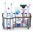 Simple Houseware Bronze Bathroom Toothbrush Holder with 6 Multi