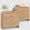Light Oak, variant on 31.5" Wide Nightstand Set of 2, Oversized 3 Drawers Night Stand With Charging Station, Extra Large Bedside Table, Mid Century Modern Wood Dresser for Bedroom, Walnut (Set of 2)