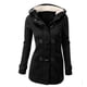 thumbnail image 1 of Chaqueta para mujer Mujer Cálida Manga larga Jersey Blusa Chaqueta con capucha Abrigo Ropa de abrigo larga, 1 of 4