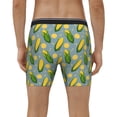 thumbnail image 4 of Rateoe Corn On The Leaves Print Men’s Underwear Boxer Briefs Soft Comfortable Underwear Boxer Briefs, Long Leg Briefs,Anti-chafing Boxer Briefs, 4 of 7