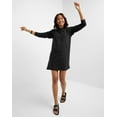 thumbnail image 5 of Hanes Originals Women's Soft Brushed Fleece Hoodie Dress Black XL, 5 of 5