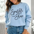 thumbnail image 5 of Women's Inspirational Sweatshirt - Sparkle and Shine (M, LightPink), 5 of 7