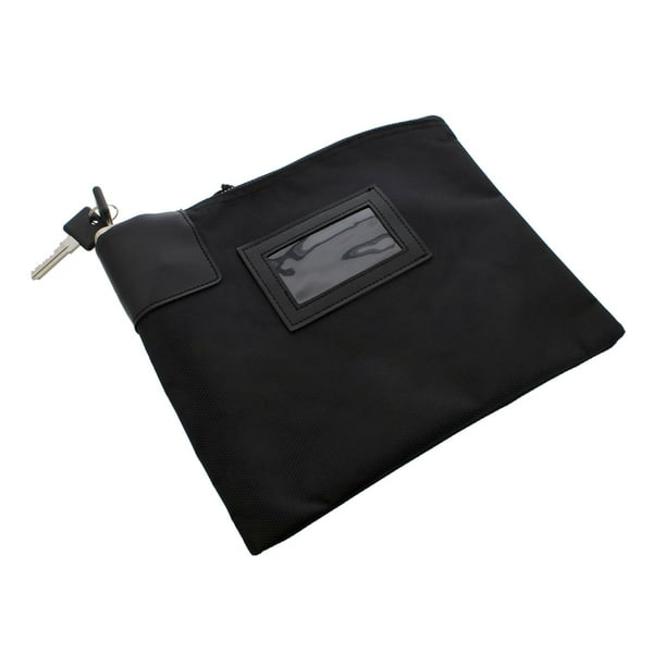 BISupply Locking Money Bag Lock Bag Bank Bag with Lock Cash Bag in