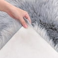 thumbnail image 6 of TWINNIS Super Soft Shaggy Faux fur Area Carpet for Home Decor,3'x5',Gray, 6 of 7