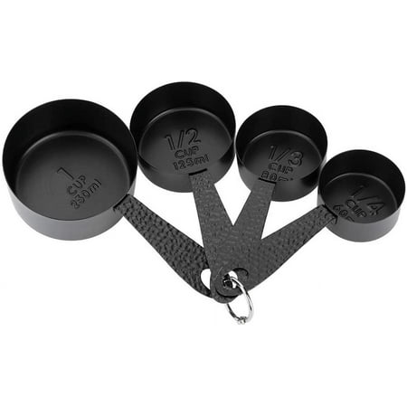

Measuring Spoon Set | 4PCS Stainless Steel Coffee Measuring Scoop with Scale | Baking Tool for Coffee Milk Powder | Black