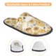thumbnail image 3 of Balery Honey Honeycomb Pantuflas de Casa de Felpa Silenciosas con Diseño Estampado, Zapatillas Cómodas Antideslizantes de Algodón para Interior-Medium, 3 of 8
