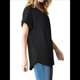 thumbnail image 2 of Blusa Informal de Verano para Mujer, de Corta, con Cuello en V, de Punto, Holgada, , Elegante. Negro XL, 2 of 8