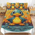 Qversion Funny Little Yellow Duck Bedding Sets Twin Duvet Cover 3