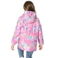 thumbnail image 4 of URMAGIC URMAGIC 3-13Y Child Girls Fleece Jacket Windbreaker 2-in-1 Camo Outdoor Jakcet, 4 of 13