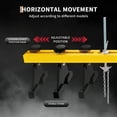 thumbnail image 3 of Aprafie 1100 lbs Engine Support Bar Traverse Hoist with Sliding Bracket & 12.2" Lift Screw with Rubber Crank for Pickup Trucks, Home Garages & Professional Auto Repair Shops, Yellow, 3 of 6