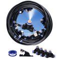 thumbnail image 2 of Misting Cooling System 65.6Ft Hose Line+23 T-Joint Nozzles Water Sprayer Lawn, 2 of 7