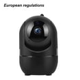 thumbnail image 1 of Smart Camera 1080P 360 Degrees Camera HD WiFi Wireless Pet Baby Videocámara, Enchufe de la UE, Negro, Cámara Inevent AF000084-14B, 1 of 7