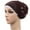 Coffee, variant on Herrnalise Women Muslim Stretch Turban Hat Chemo Cap Hair Loss Scarf Wrap Hijib Cap