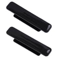 thumbnail image 4 of 2 piezas Cajón de gabinete Manijas de la puerta corredera de la puerta sobre la manija instantánea Negro, 4 of 8