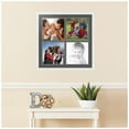 thumbnail image 2 of ArtToFrames Collage Photo Picture Frame with 4 - 10x10 Openings, Framed in White with Charcoal and Black Mats (CDM-3966-2), 2 of 8