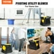 thumbnail image 2 of VEVOR Ventilador utilitario pivotante, soplador de piso de alta velocidad de 600 CFM para secar, enfriar, ventilar, agotar, mover aire con ángulo de soplado de 300°, ventilador secador de alfombras po, 2 of 5