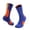 Blue, variant on Dxzfnsa Unisex Cushioned Crew Training Athletic Socks Men & Women with Combed Cotton Moisture Wicking Breathable Performance