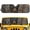 Black Bear Autumn Forest, variant on POLERO Bold Off-Road Jeep Windshield Sun Shade with Fire Ice Leopard Design - Blocks UV Rays Great for Outdoor Adventure