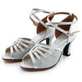 thumbnail image 6 of GERsome Women Latin Dance Shoes Salsa Ballroom Performence Practice Professional Dancing Shoes, 6 of 9