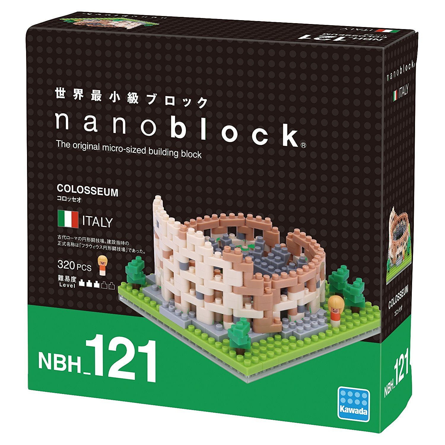 Colosseum Italy Building Set By Nanoblock Nbh121 Walmart Com