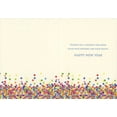 thumbnail image 2 of Designer Greetings Colorful Circle Confetti Floating Down into a Pile Pack of 15 New Year Cards, 2 of 2