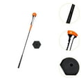 thumbnail image 6 of amleso Golf Swing Trainer Practical Practice Club Warm up Stick for Rhythm Distance Strength Flexibility Golf Equipment Orange, 6 of 10