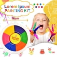 thumbnail image 2 of OUSITAID Funny Finger Painting Kit Finger Drawing Toys Educational Tool Kit Early Learnin, 2 of 6