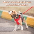 thumbnail image 5 of Dog Harness Step in Dog Vest Harness, Reflective Adjustable Puppy No Pull Harness Breathable Soft for Small and Medium Dogs Cats,Red, S, 5 of 11