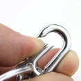 thumbnail image 3 of 3 Pcs Car Keychain Metal Keychian Rings for Families Detachable Auto Keyring Keychains, 3 of 6