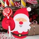thumbnail image 5 of 25-500 piezas de tarjetas de papel con forma de piruleta de Navidad, paquete de dulces con dibujos de Papá Noel y muñeco de nieve, regalos para niños, decoración para fiestas de Año Nuevo, 5 of 5