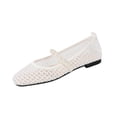 thumbnail image 3 of YHAJDS Women Slip On Flat Solid Color Closed Toe Dress Shoes for Work Casual Loafer Office Walking Flats, 3 of 7