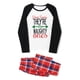 thumbnail image 3 of Conjunto de pijama navideño familiar a juego Fiomva, pijama navideño con estampado de renos a cuadros, ropa de dormir para mujeres, hombres y niños, 3 of 8