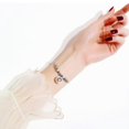 thumbnail image 2 of Pulsera de cruz para mujer, pulsera de plata con dije de cruz, ajustable, de acero inoxidable, con Jesús, católica, regalos religiosos para mujer., 2 of 5