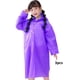 thumbnail image 5 of Kearding Chubasquero para niños de 3 piezas, impermeable para senderismo y acampada, Poncho EVA, impermeable, multifunción, para actividades Paraguas de lluvia Violeta, 5 of 6