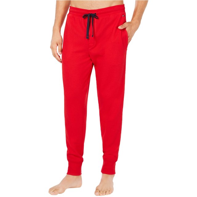 Pantalones de pijama térmicos Tommy Hilfiger para hombre color rojo grande