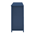 thumbnail image 6 of Hassch 55 Inch Farmhouse Sideboard Buffet Cabinet with Sliding Barn Doors, Coffee Bar Cabinet with Adjustable Shelves, Credenza with 3 Storage Drawers for Kitchen, Hallway, Dining Room, Navy Blue, 6 of 10
