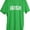 Kelly Irish Letters, variant on Men's Irish Letters Tee Soft Ring-Spun Cotton Heather Green, X-Small