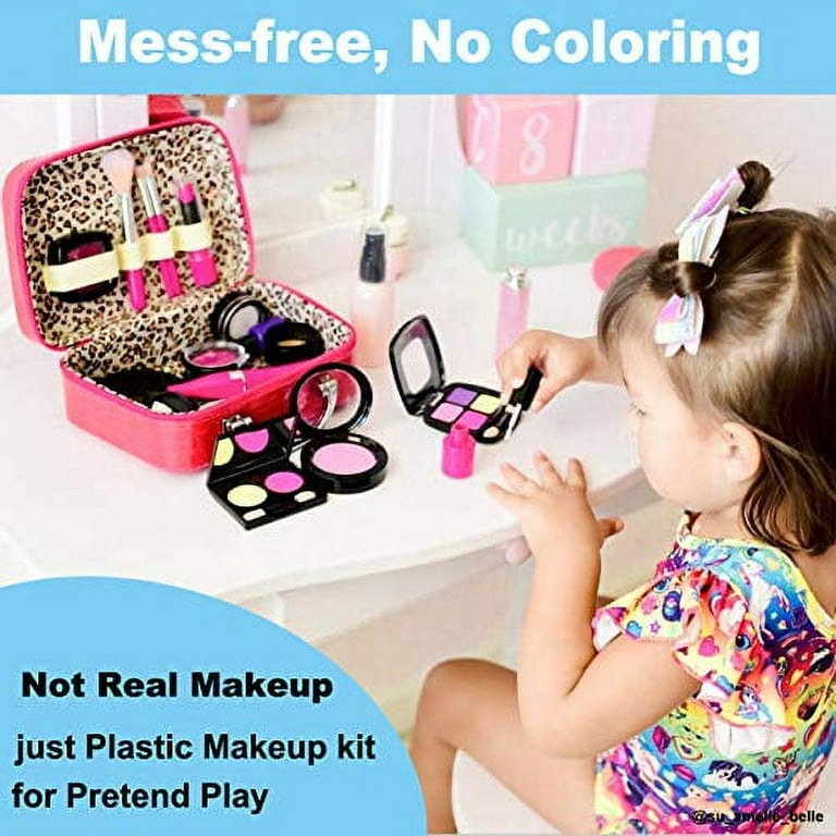 Pretend Play Makeup Girl Gift Christmas Style Toy Beauty Set - Temu