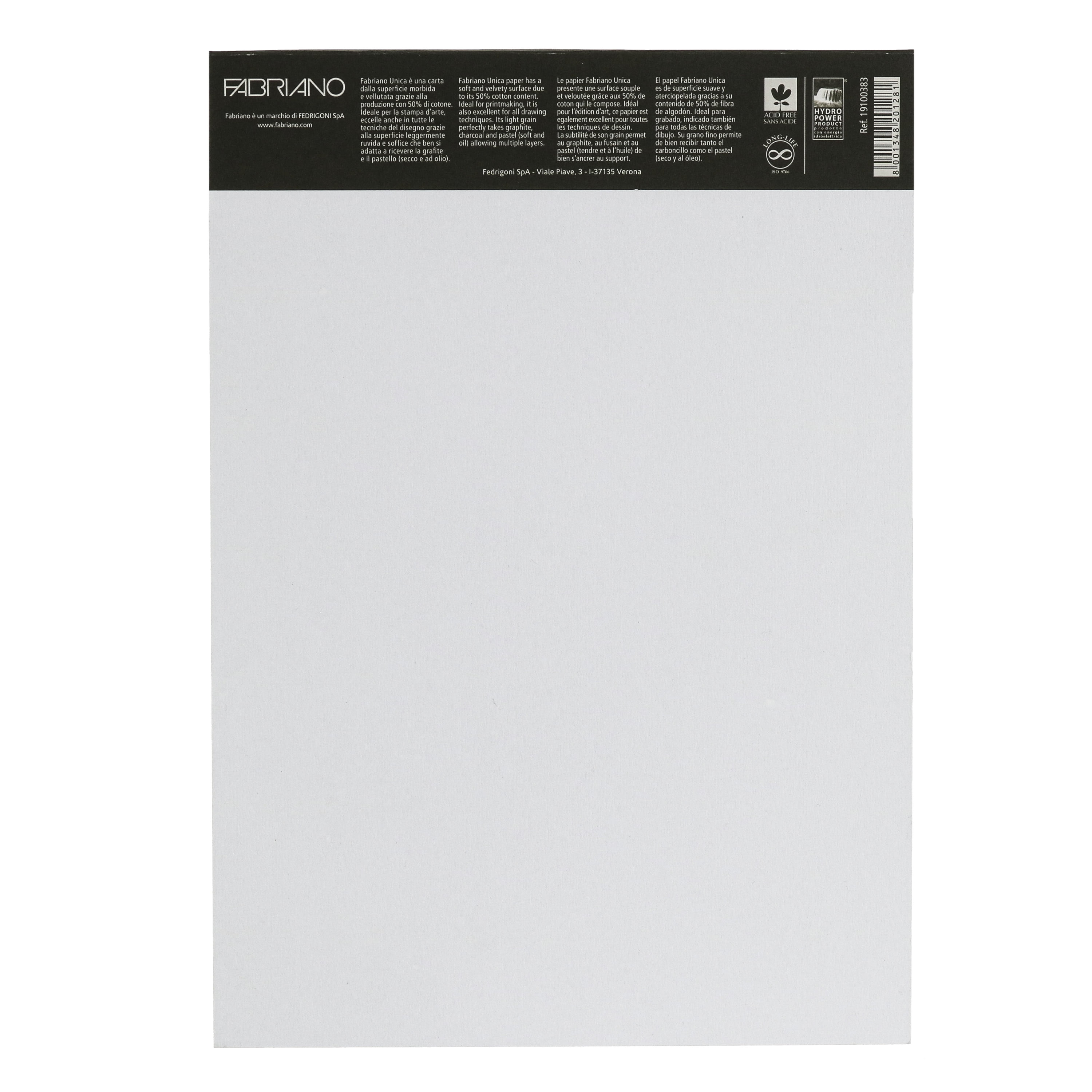 Fabriano White White Drawing Paper Pad 20 sheets 300gsm A4