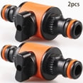 thumbnail image 3 of Allume 10Pcs Shut Off Valve, Water Hose Turn Off Valve Garden Hose Connector Orange, 3 of 11