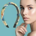 thumbnail image 6 of Unique Bargains 1 Pc Toothed Woven Headbands for Women Apricot, 6 of 6