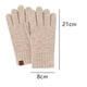 thumbnail image 2 of Guantes de invierno para mujer de punto trenzado para mensajes de texto con pantalla táctil y smartphone, 2 of 5