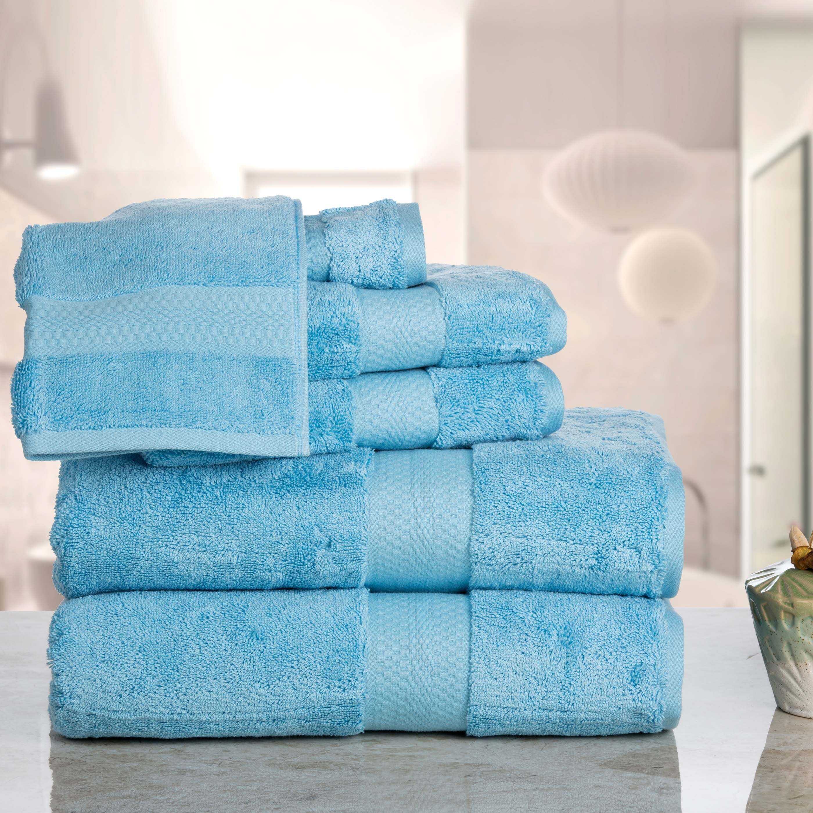 Addy Home Ultra Soft & Plush 6PC Bath Towel Set (2 Bath, 2 Hand & 2