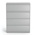 thumbnail image 5 of Alera Lateral File, 4 Legal/Letter-Size File Drawers, Light Gray, 42" x 18.63" x 52.5", 5 of 5