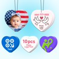 thumbnail image 1 of Ambientador en forma de corazón personalizado de doble cara CDBUY, 1 of 7