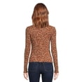 thumbnail image 3 of Self Esteem Juniors Mock Neck Ribbed Top, 3 of 5