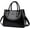 Black, variant on Handbags and Purses for Women PU Leather Satchels Fashion Shoulder Bags Totes Top-Handle Crossbody Bags